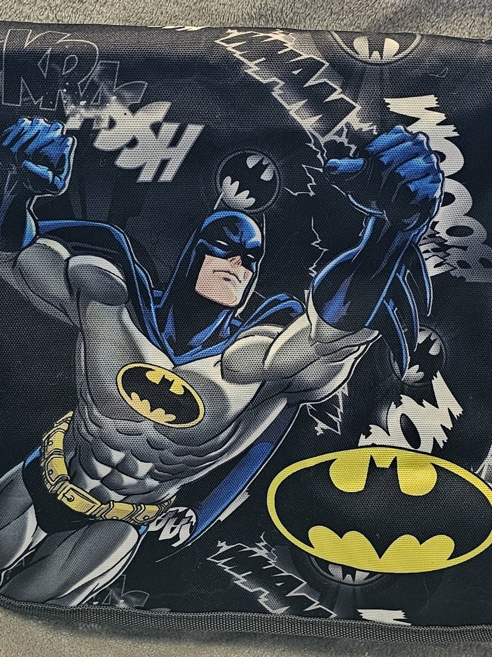 Batman Graphic Tote Bag - Black, Gray, Yellow